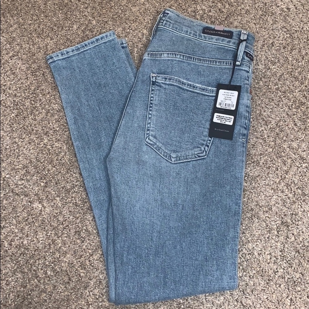 Citizens of Humanity High Waist Crop Skinny Jeans